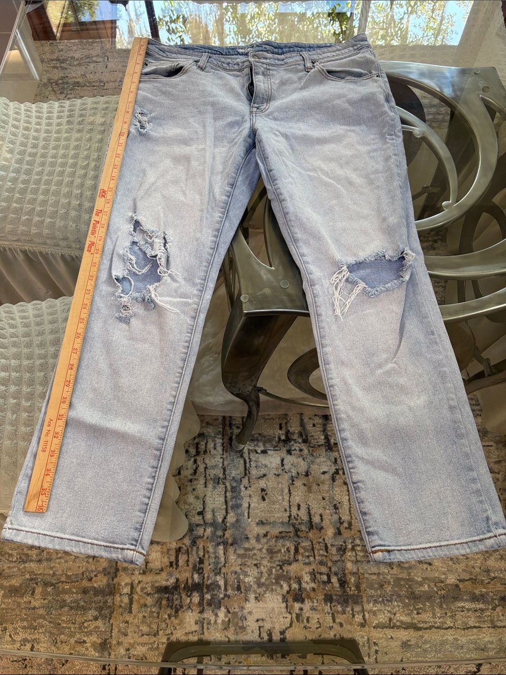 Massimo Light Blue Boyfriend Jeans